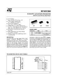 Datasheet M74HC590B1R manufacturer STMicroelectronics